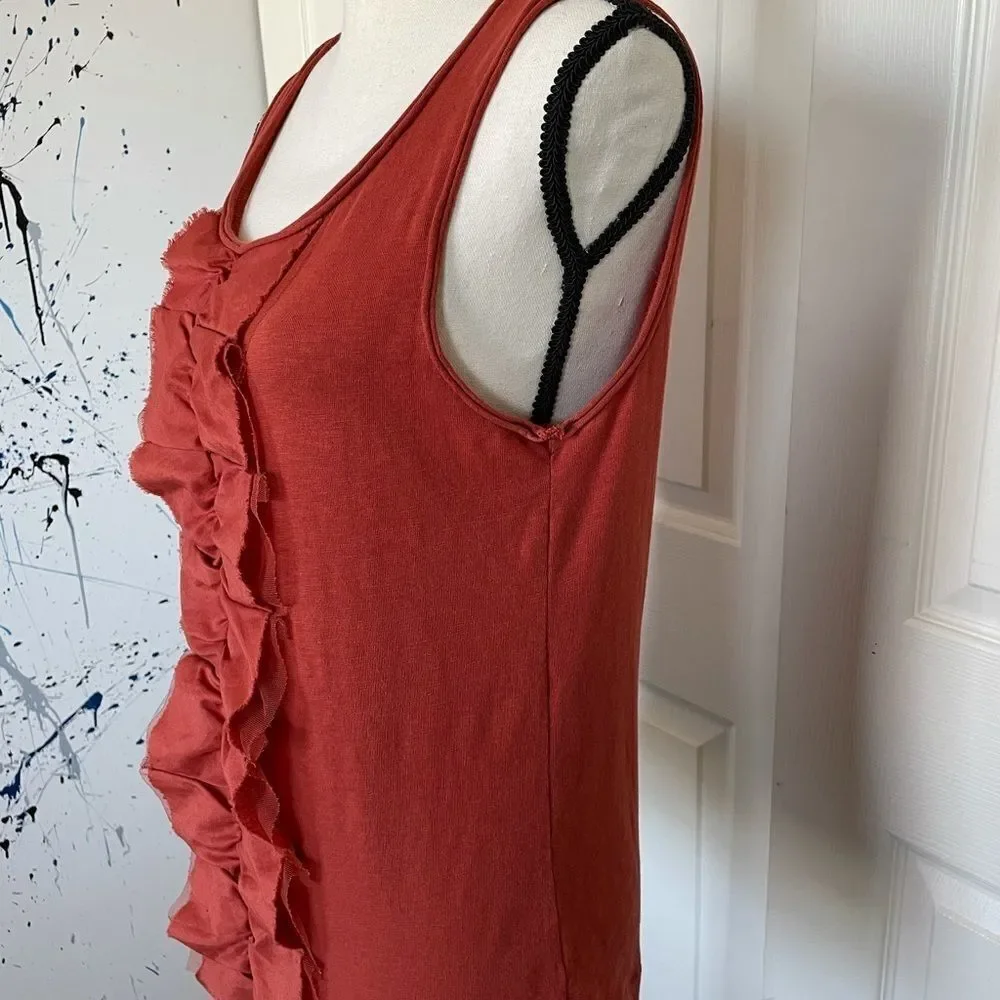 J. Crew Burnt Orange Tank, Medium